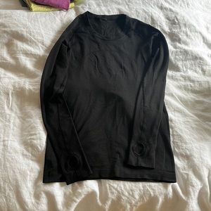 Black long sleeve swiftly size 8